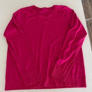 Vibrant Pink Long Sleeve Shirt lululemon